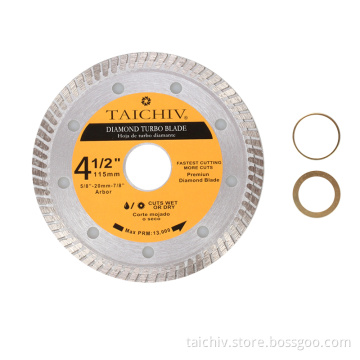 TAICHIV cutting cerconic tiles turbo diamond circular saw blades